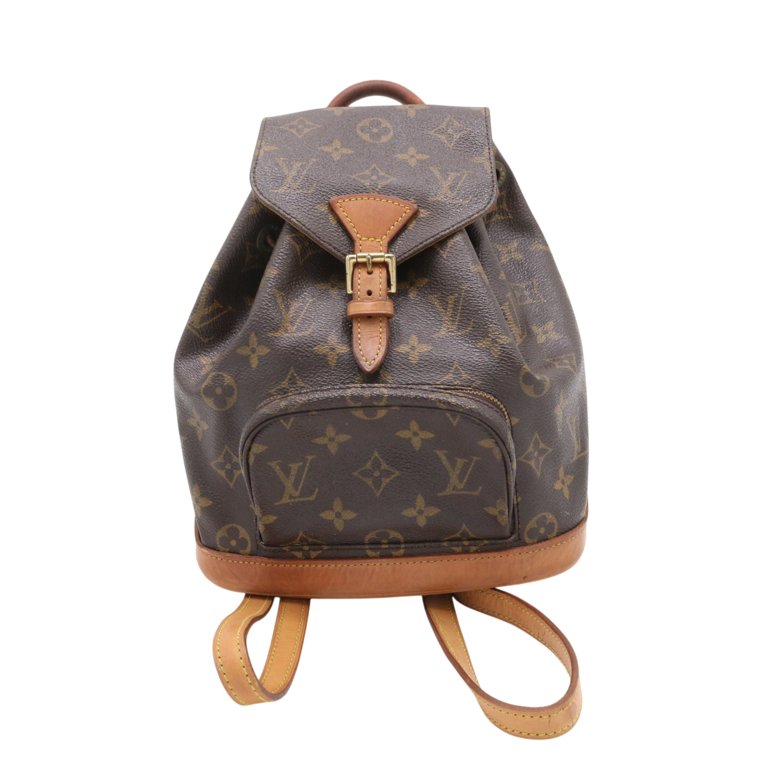 Authentic Louis Vuitton M51137 Mini Montsouris Brown Monogram Backpack