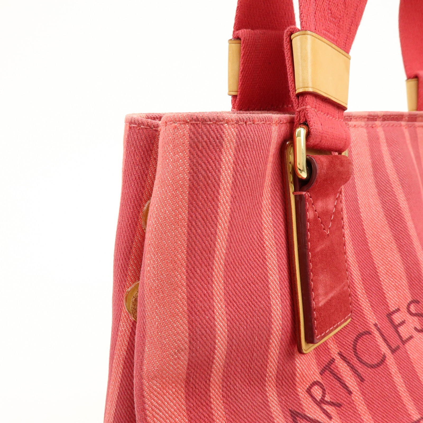 Louis Vuitton Plan Soleil Cabas PM Tote Bag Rouge Grenadine M94146 Auth Used F/S