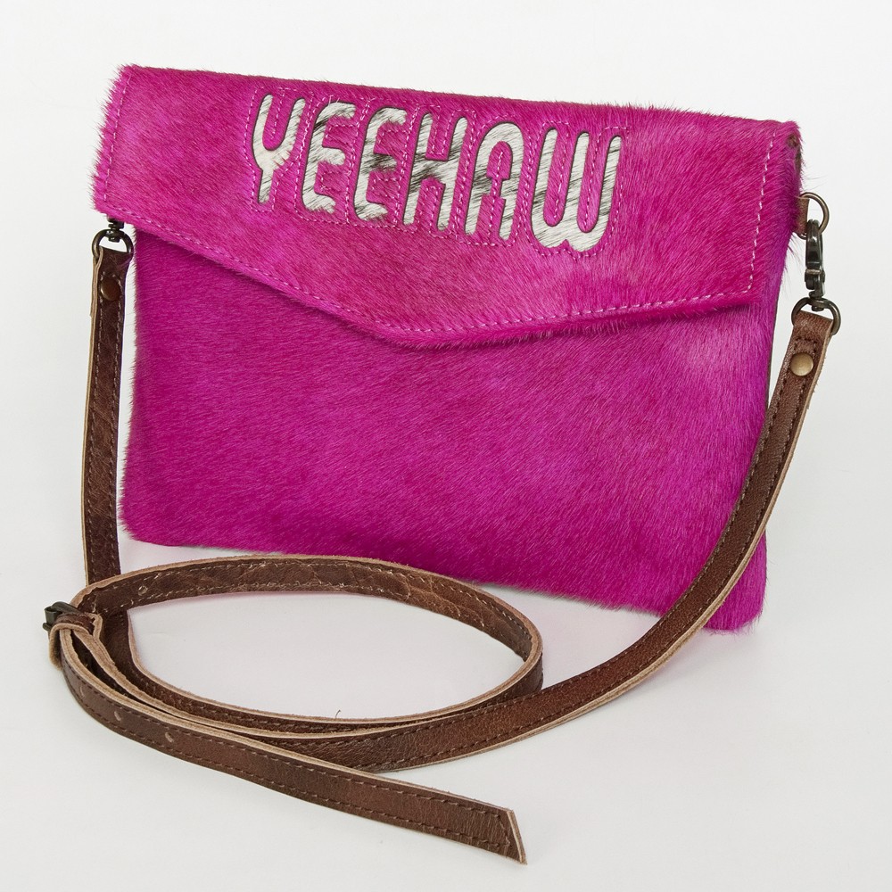 AD American Darling Envelope Hair-On Genuine Leather Western Women Bag Handbag