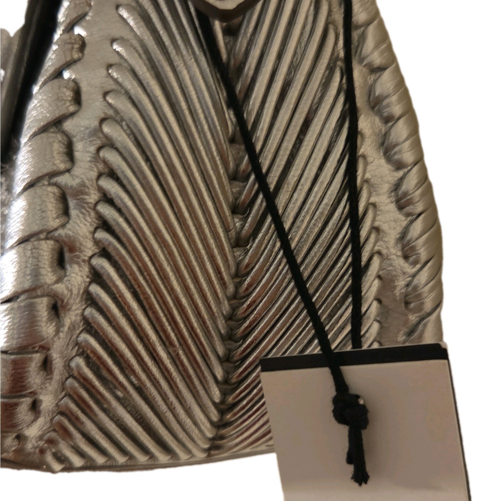 Aimee Kestenberg Silver All For Love Baguette Bag Purse – 0501SH