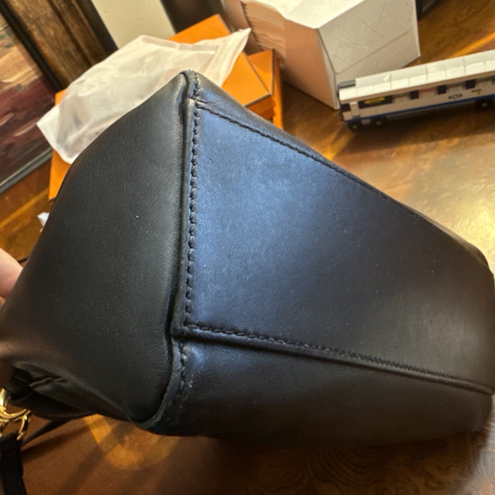 FENDI Peekaboo Nano 2WAY bag black