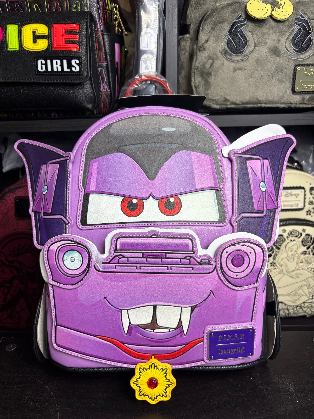 Vampire Mater Cars Disney Loungefly Mini Backpack BNWT