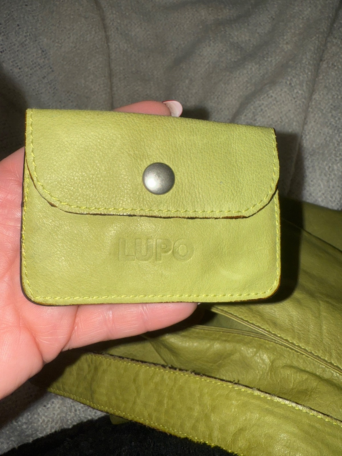 Lupo Leather Shoulder Big Volume Bag Handbag Purse