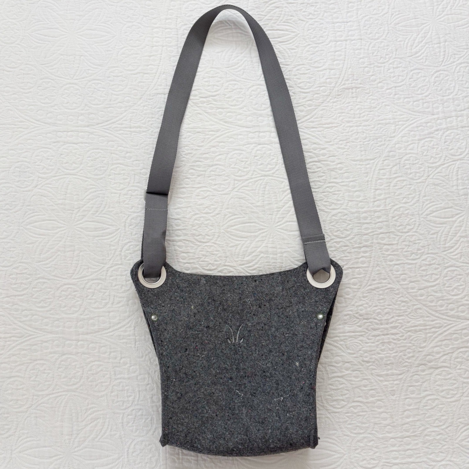 Ibex Reclaimed Wool Felt Bag, Gray