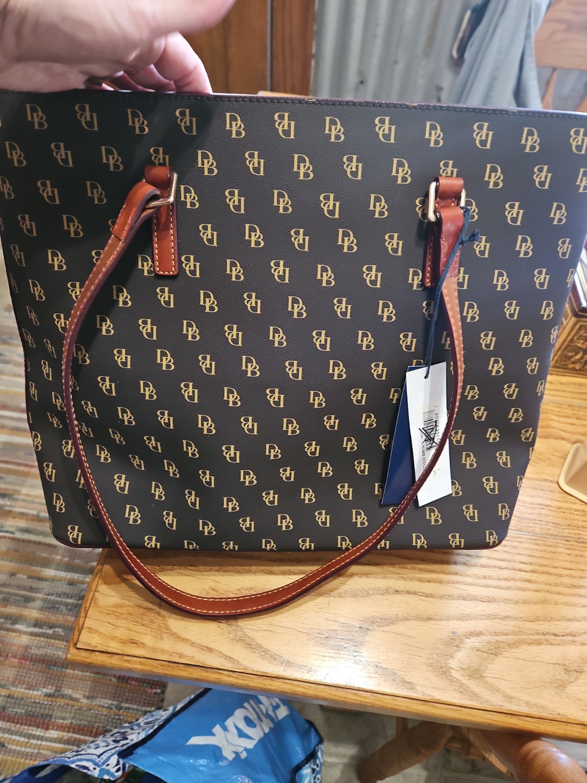 Dooney & Bourke Gretta Large Shopper Tote Brown