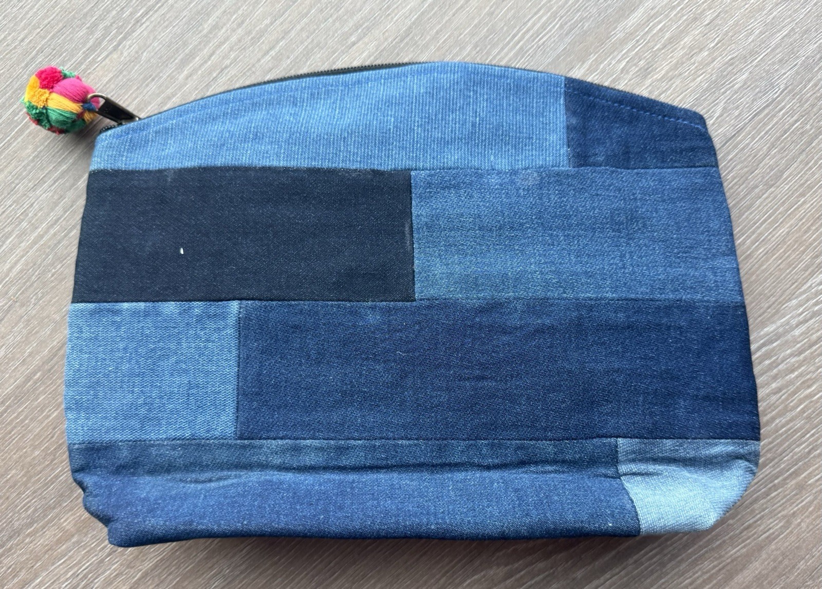 Case Waterproof Cosmetic Toiletry Bag Jeans Tribal Denim Hobo Boho Travel #SS