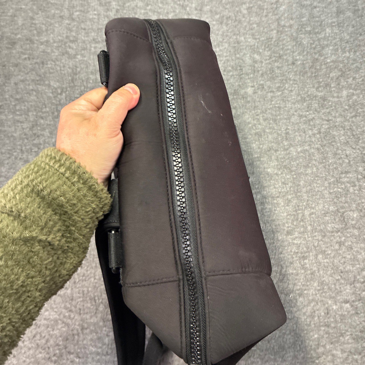 Dagne Dover Indi Backpack Diaper Bag Neoprene Travel Carry On Durable Black