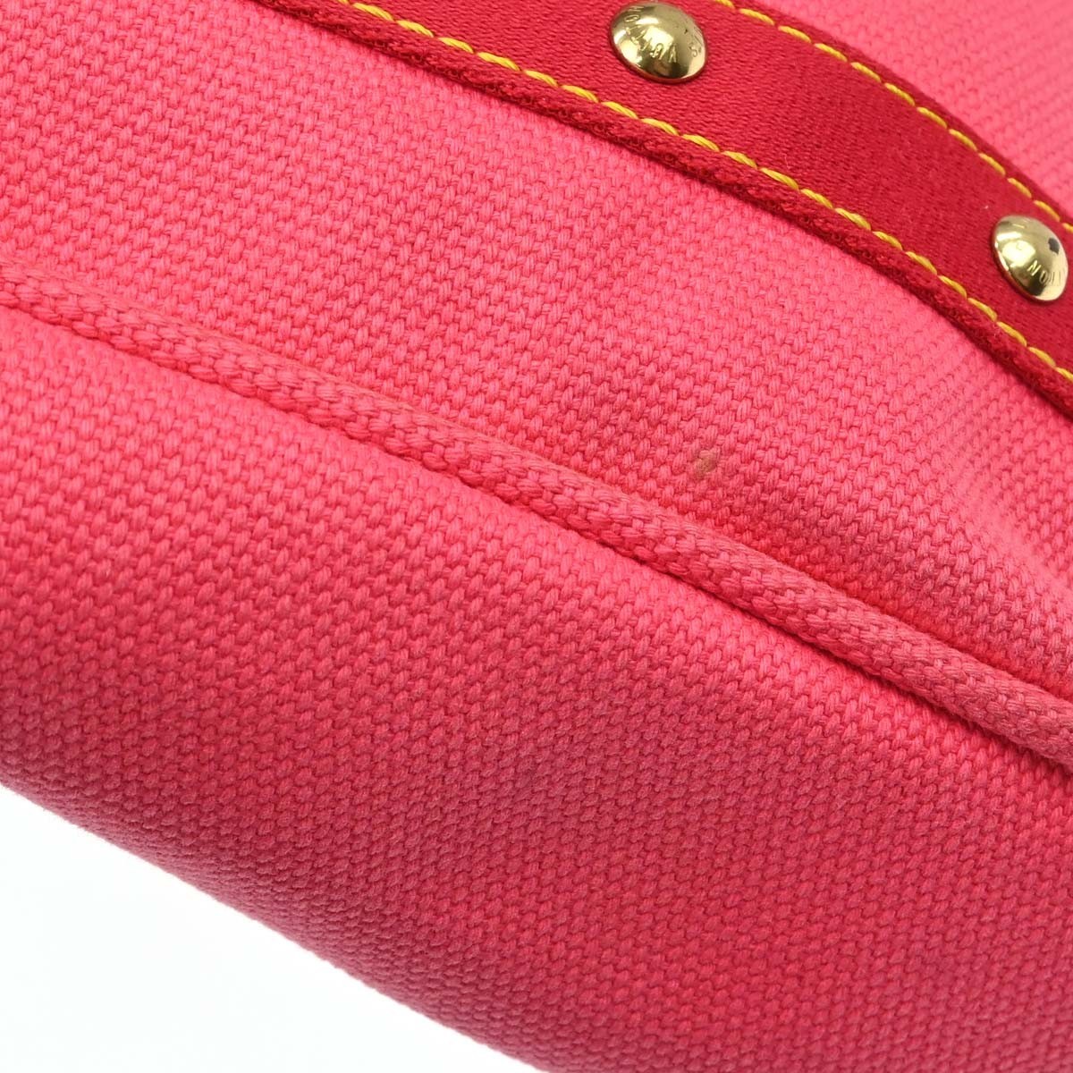 Best06 Louis Vuitton Pink Antigua Cabas MM Tote Bag M40085 SP1025 BQ01334