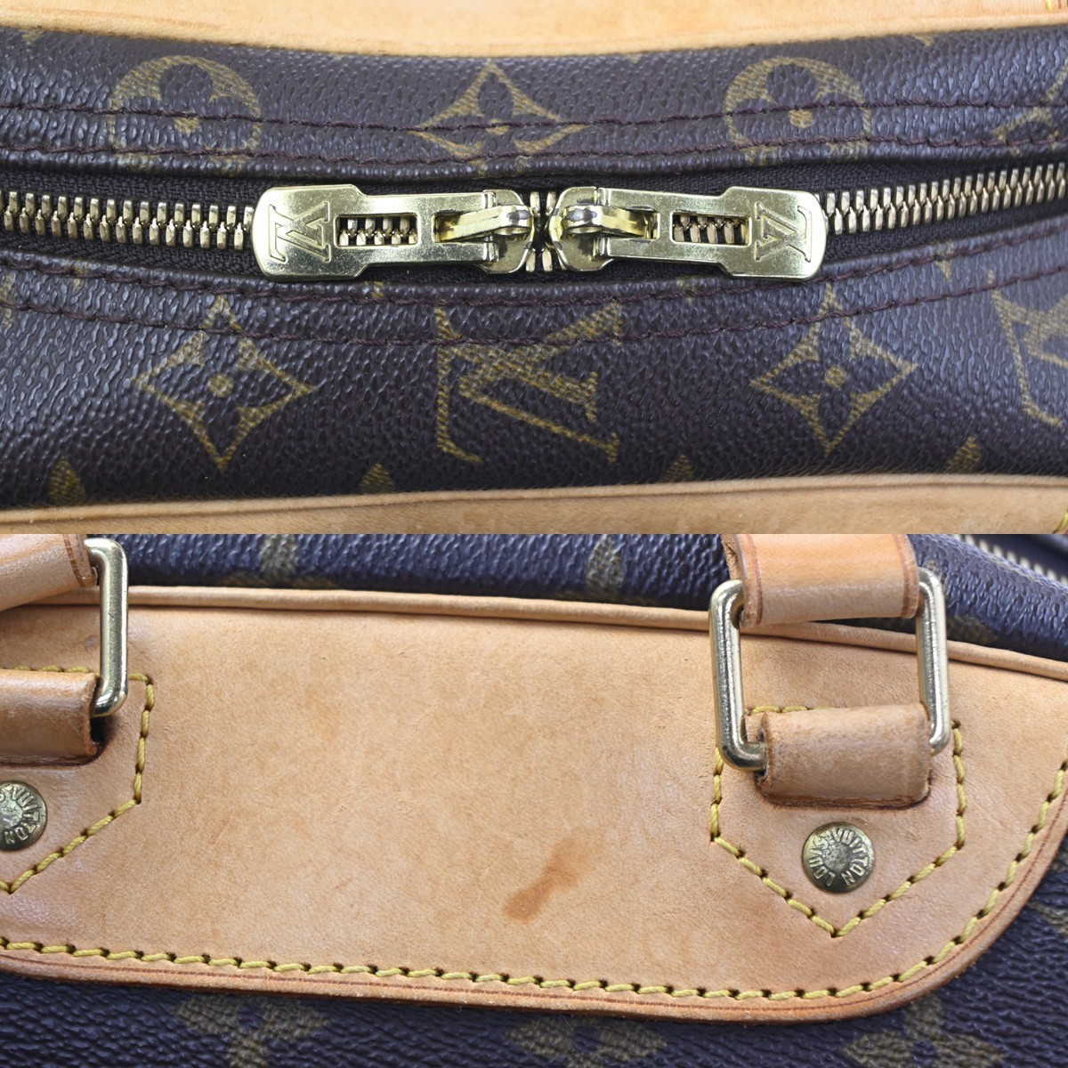 LOUIS VUITTON Excursion Shoes Hand Bag Monogram Leather Brown M41450 62PA236