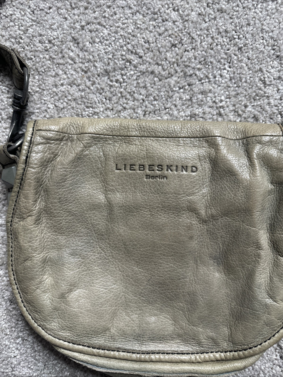 LIEBESKIND BRAND LEATHER CROSSBODY BAG MADE IN GERMANY Berlin Shoulder Purse