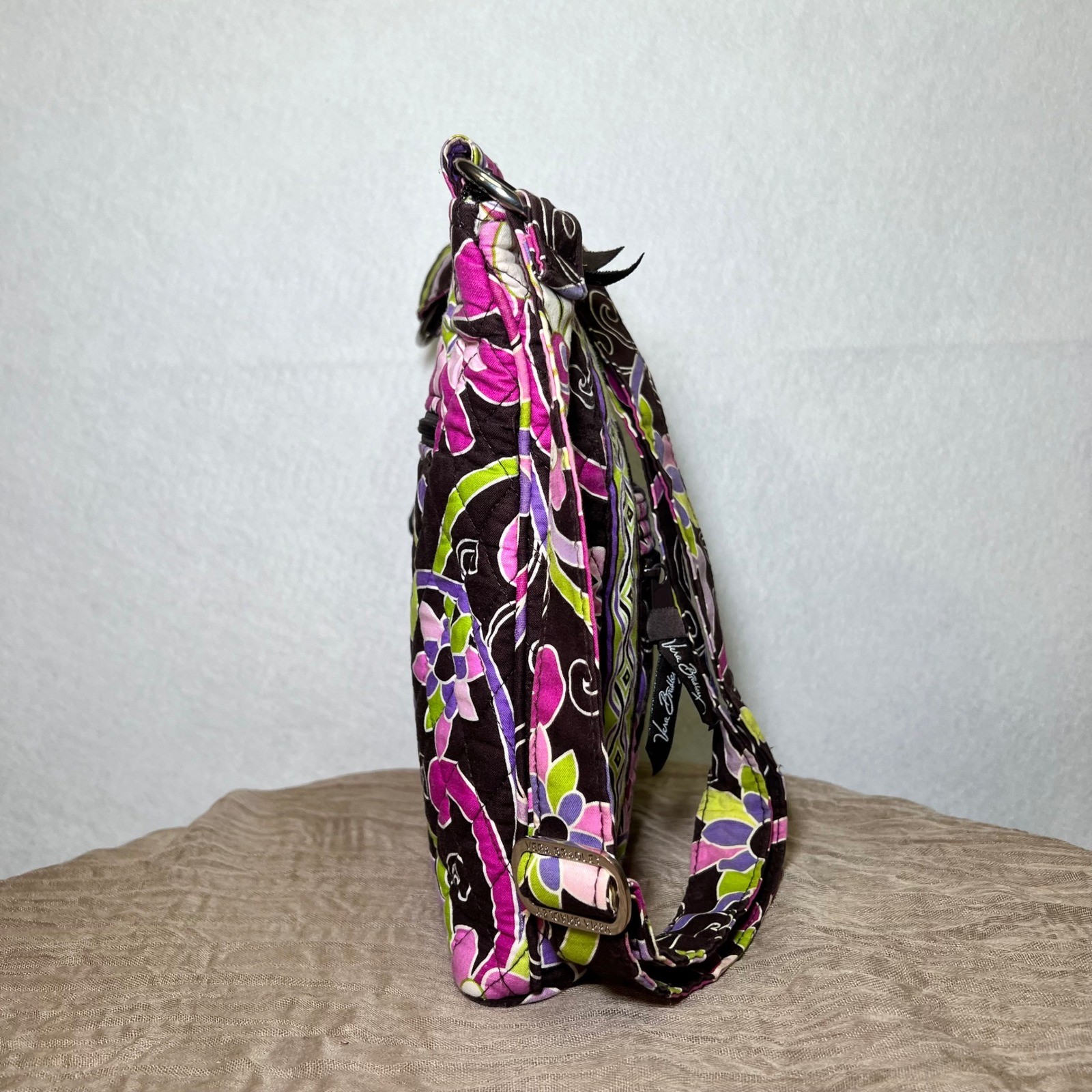 Vera Bradley Crossbody & Wristlet Set Retired Purple Punch Floral Y2K Nostalgic