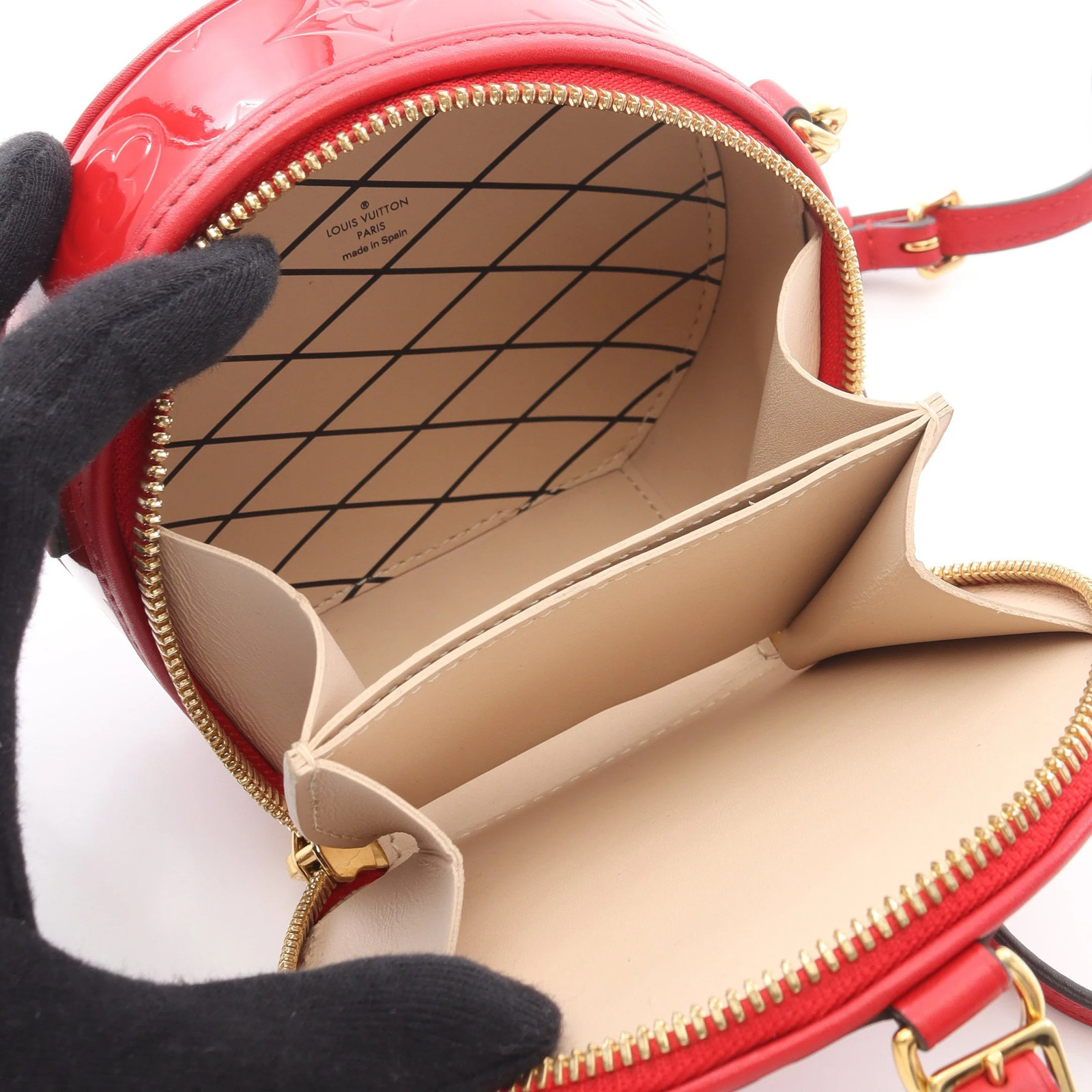 Louis Vuitton Shoulder Bag Red Leather #RCB2855