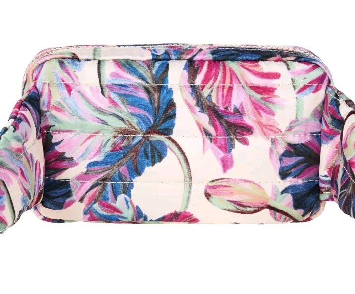Samantha Brown To-Go Quilted Belt Bag-Abstract Floral-NWT