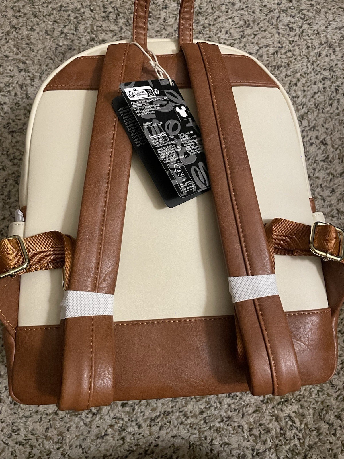 Loungefly Disney Chip & Dale Chenille Patch Mini Backpack
