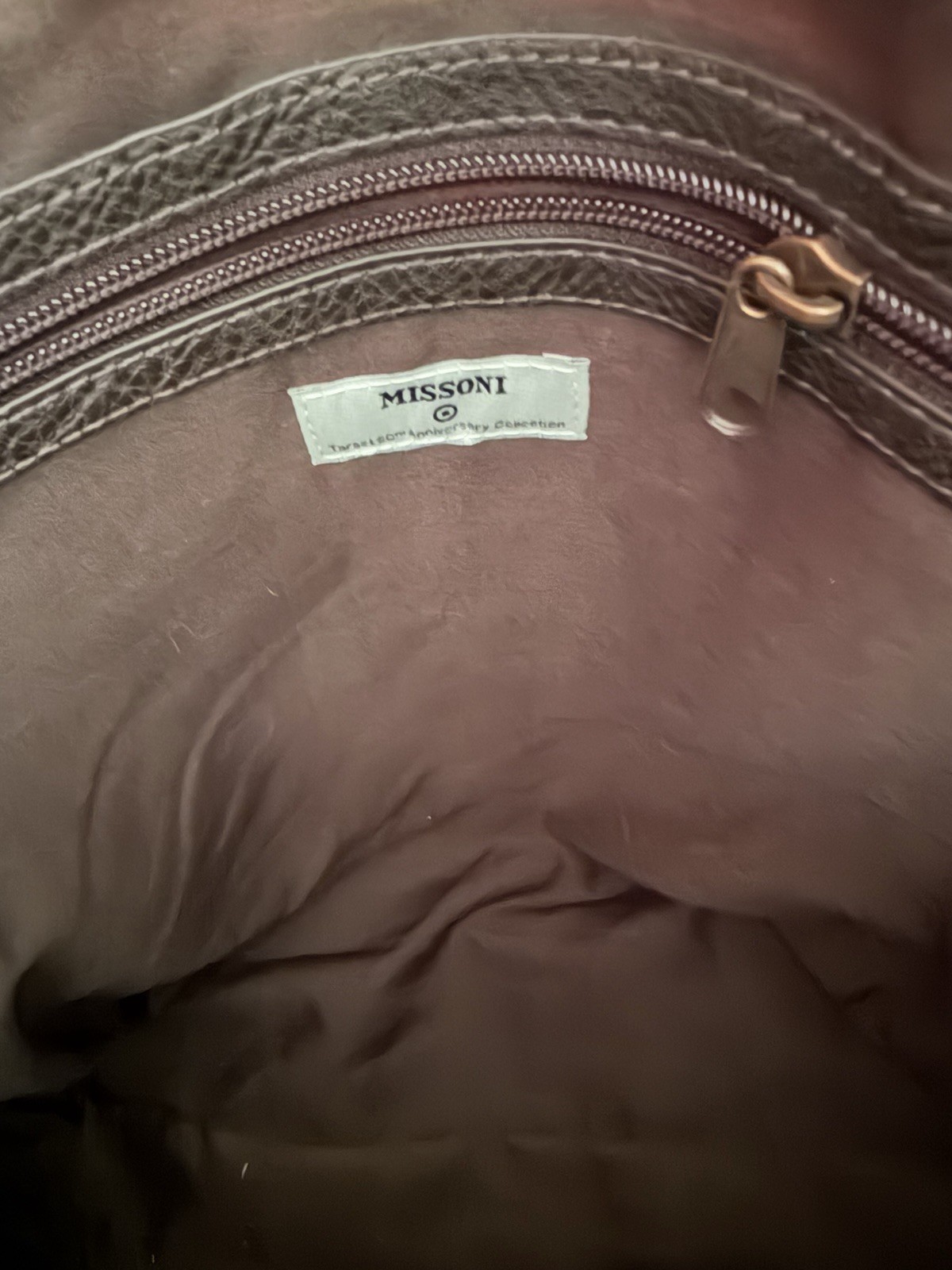 MISSONI X TARGET TOTE BAG CANVAS ZIG ZAG CANVAS PURSE NEW