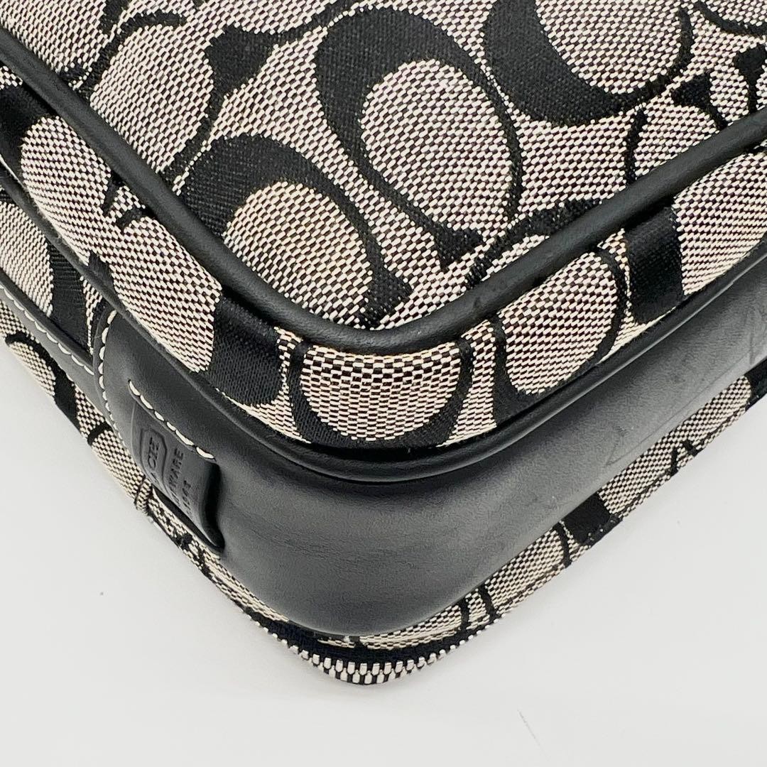 Coach Shoulder Bag Signature 4270 Multi storage Black