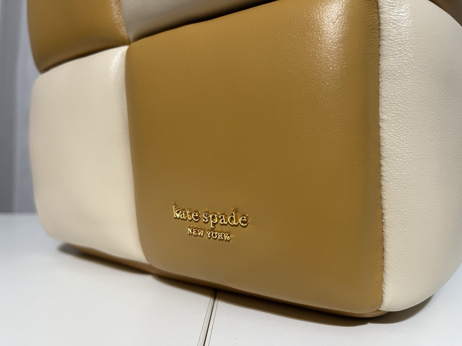 Kate Spade New York Boxxy Colorblocked Leather Tote Bare Multi MSRP $528 *NWT*