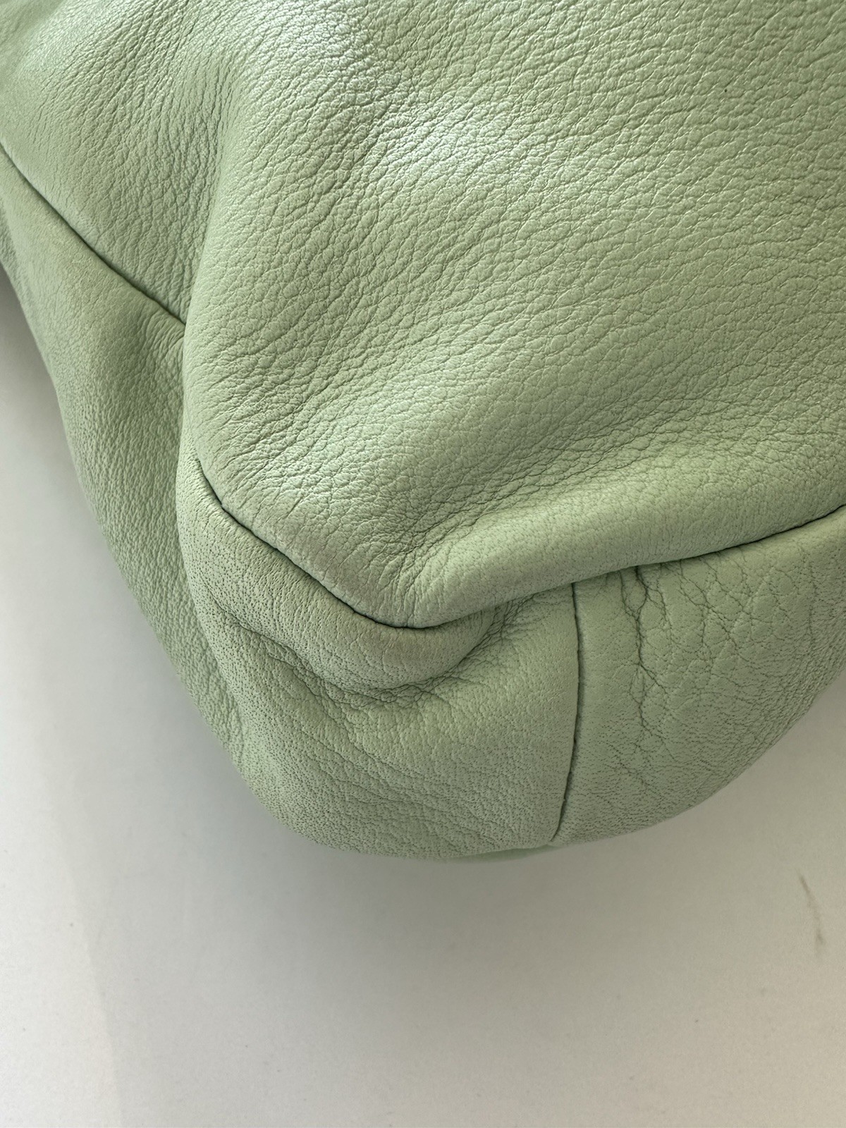 Fossil Erin Soft Leather Shoulder Tote – Pastel (Green)