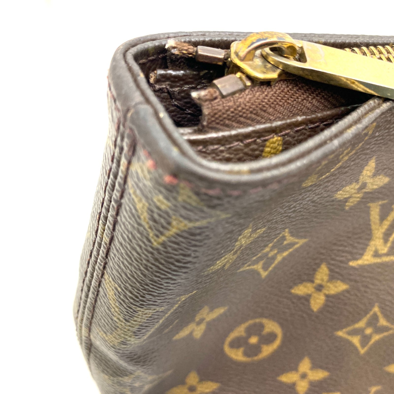 Louis Vuitton Monogram Cabas Mezzo Tote Shoulder Bag M51151 #GD448-313