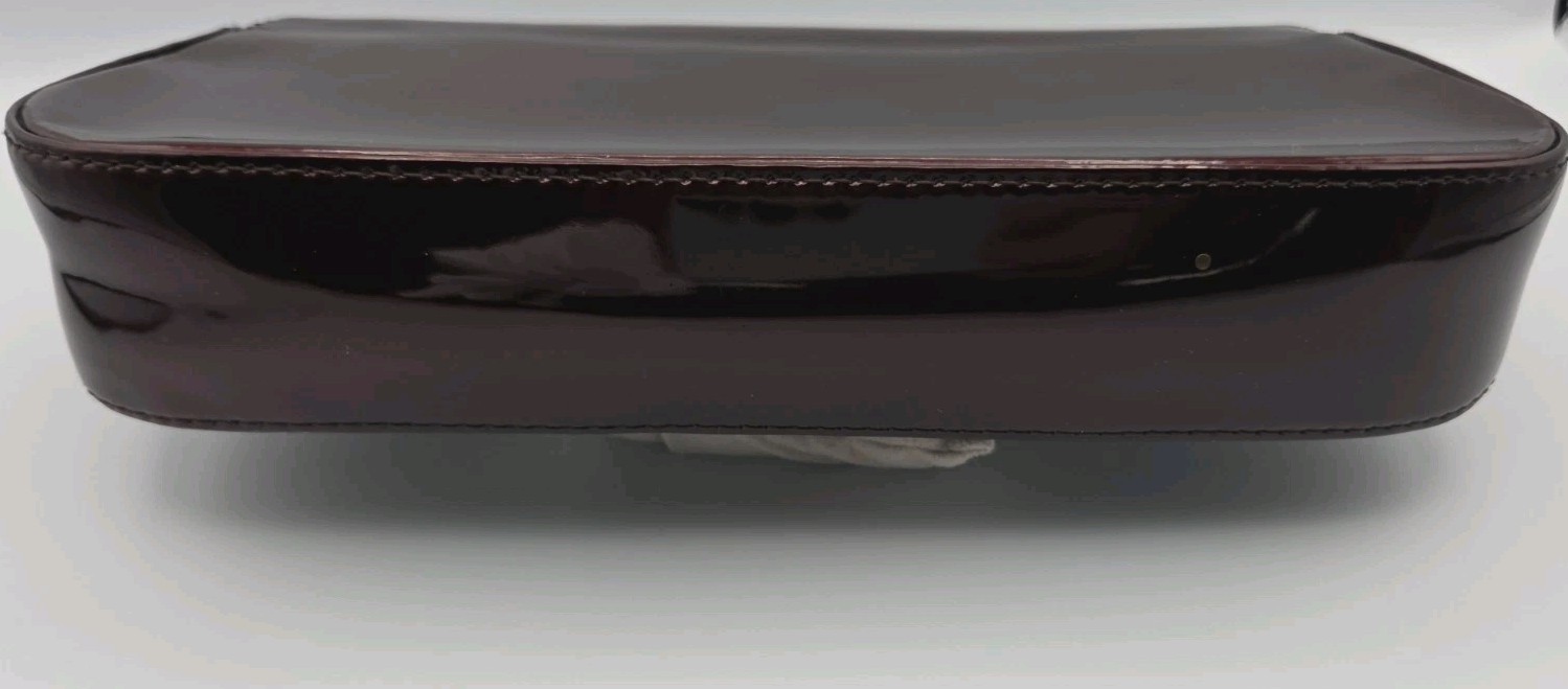Louis Vuitton Amarante Monogram Vernis Pochette with Tortoise Shell Resin Inlay