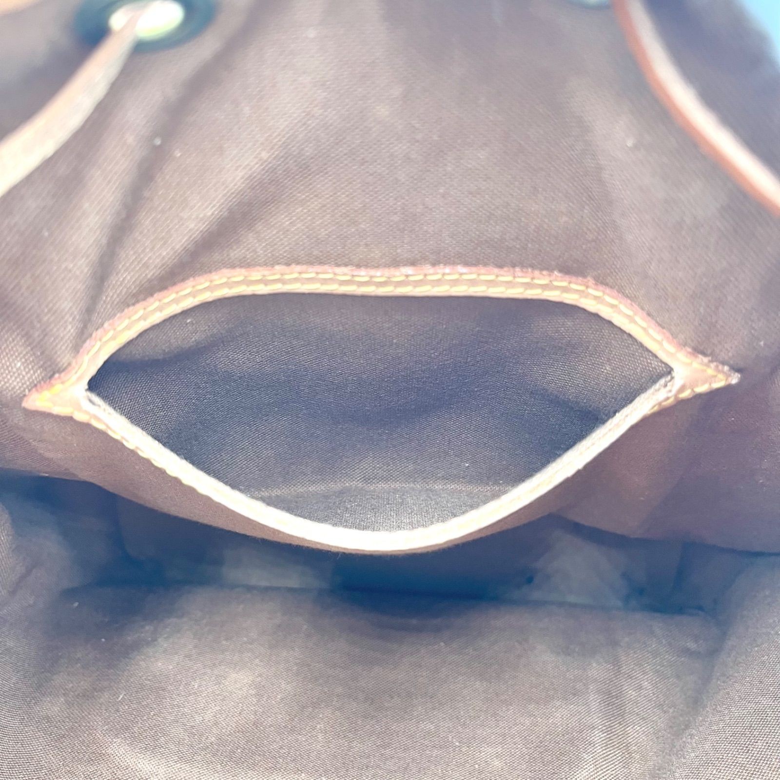 Auth Louis Vuitton Monogram Montsouris MM Backpack Rucksack Bag M51136 2Y8991