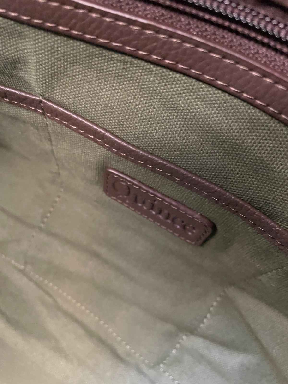 NWT QUINCE NAPPA LEATHER DUFFLE TRAVEL DUFFEL BAG TRAVEL CARRYON MSRP $208