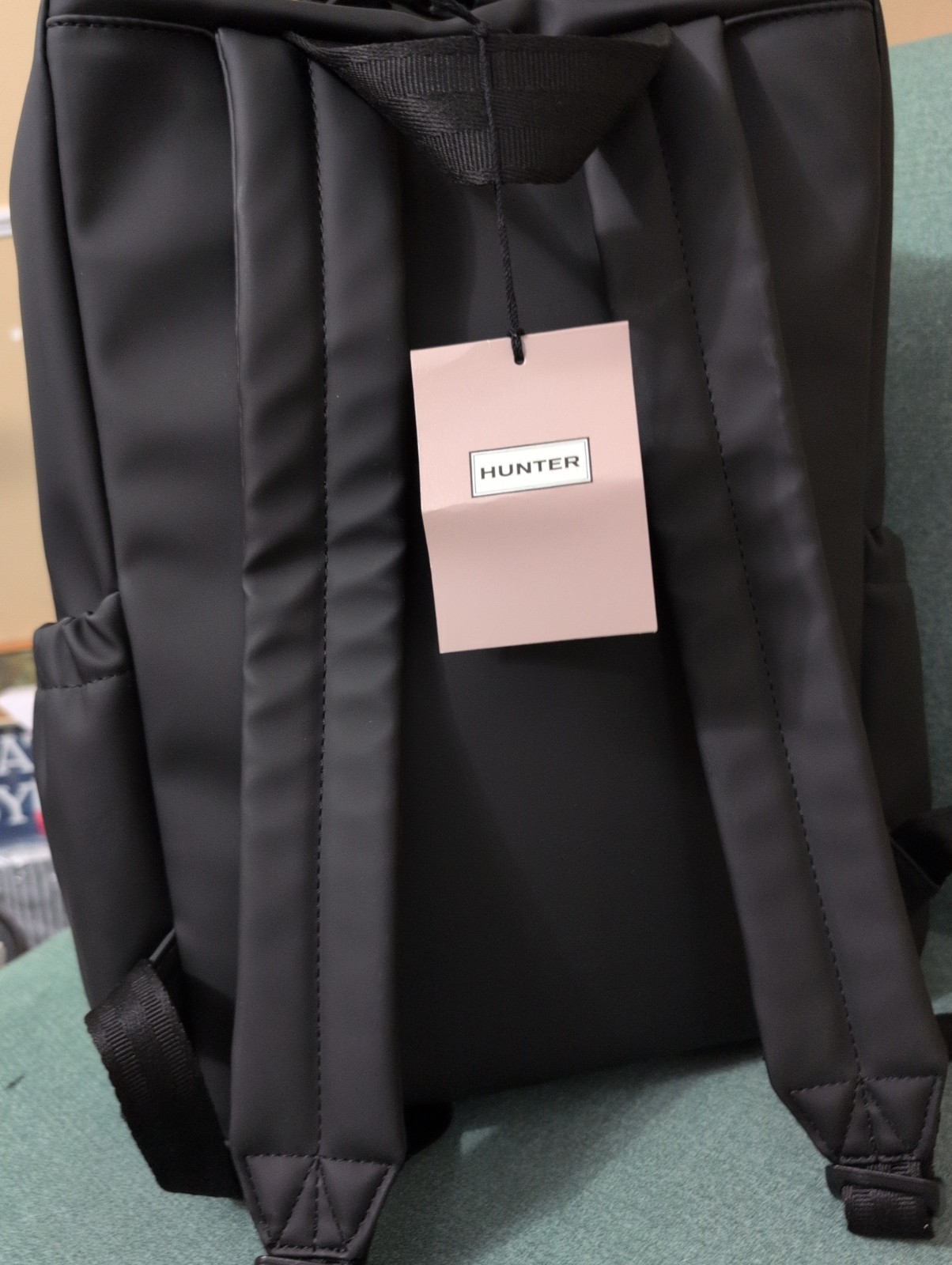 New Hunter Top Click Backpack In Smooth Black Large 15.5″ H