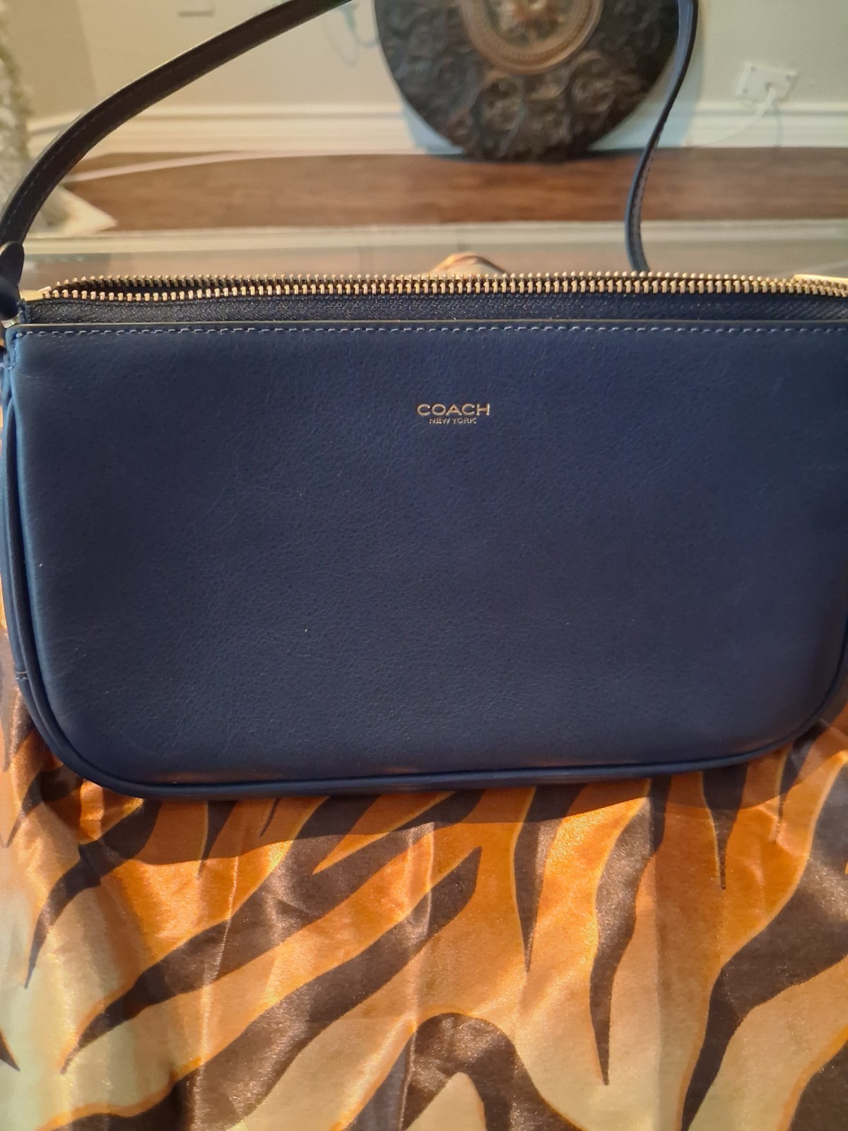 Small Coach Bag New with Tags. Navy blue