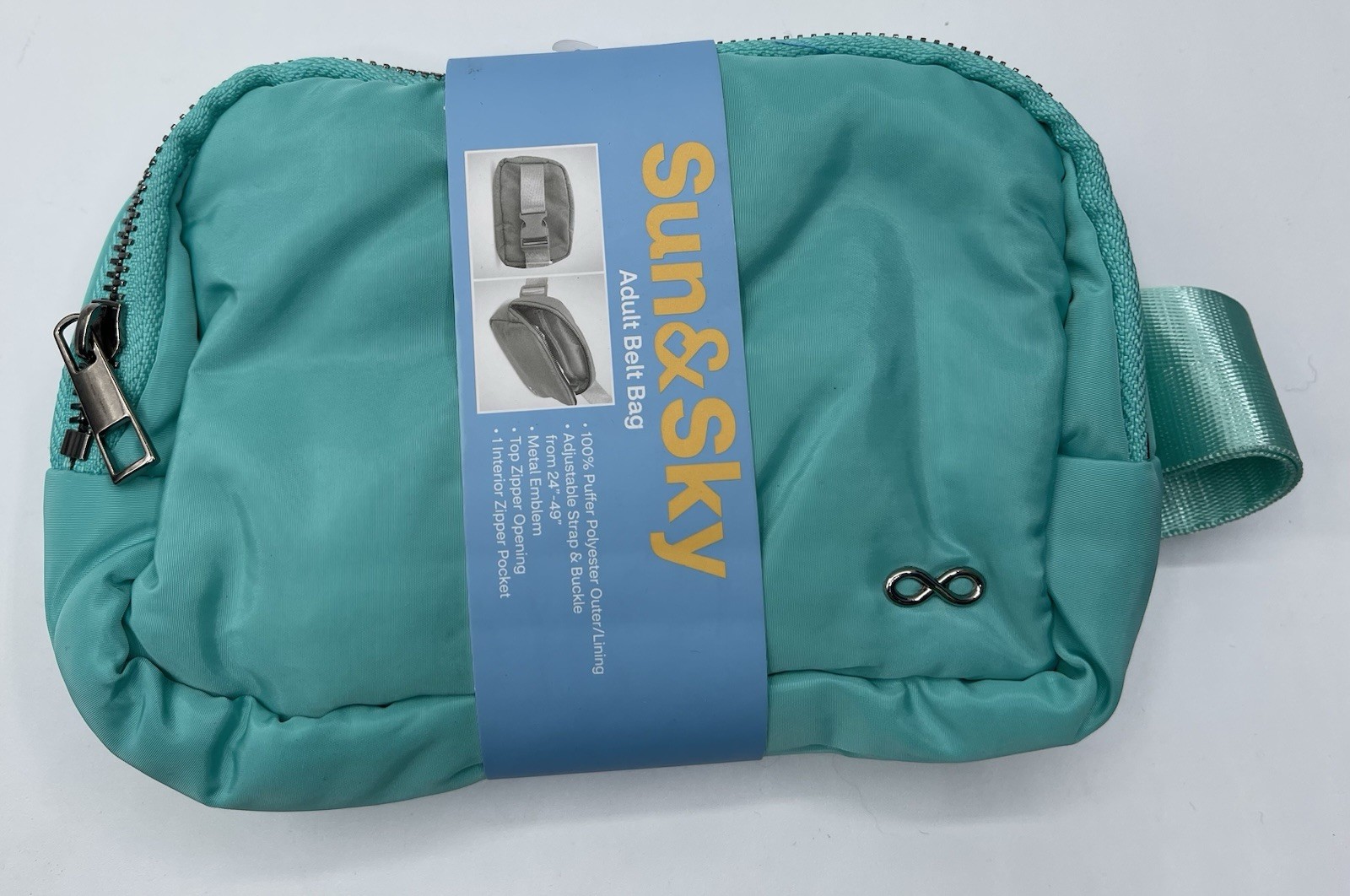 SUN AND SKY ADULT Belt Bag Unisex Fanny Pack Green Adjustable
