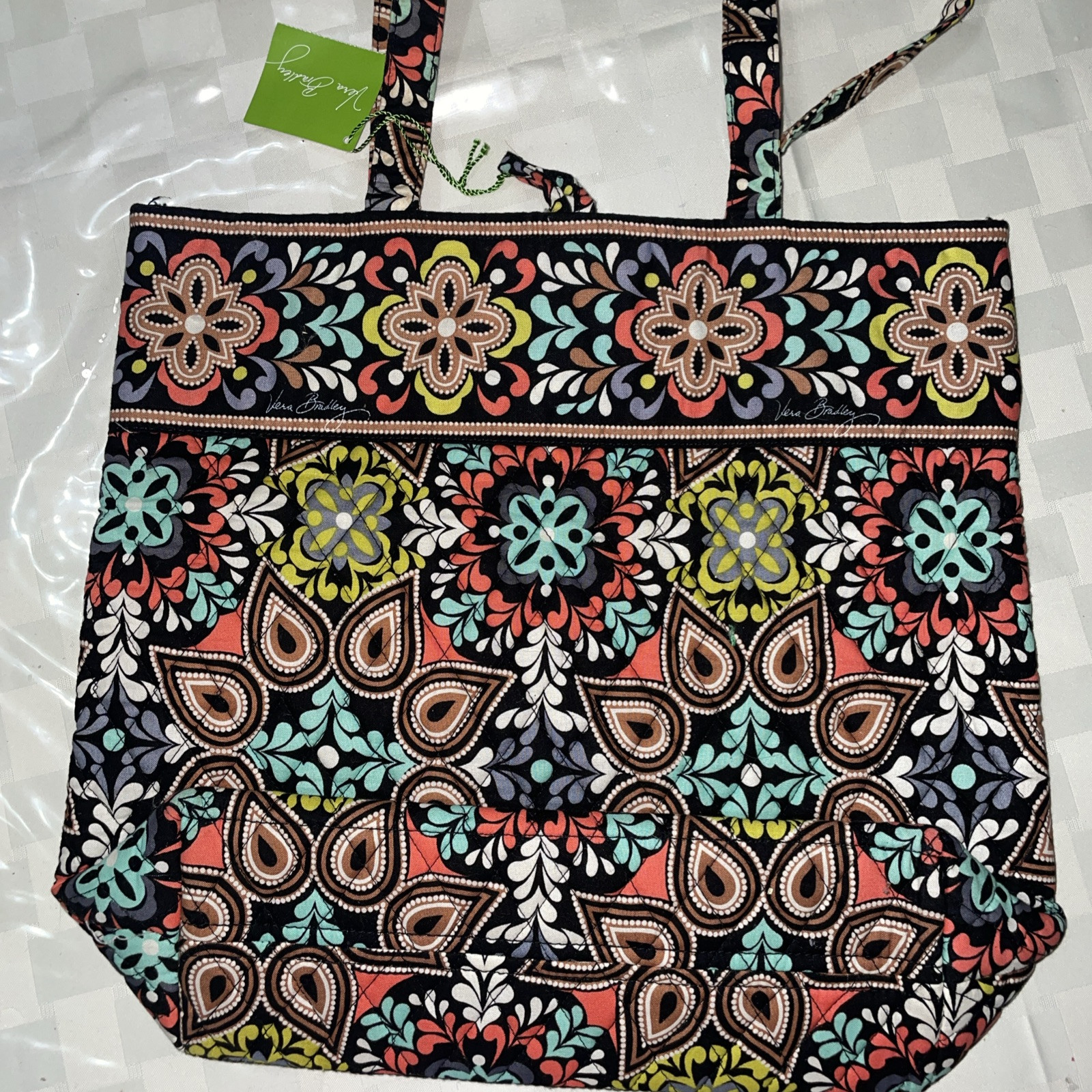 Vera Bradley Handbag Retired Sierra Tote NWT
