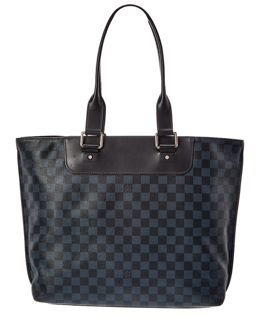 Louis Vuitton Grey Damier Cobalt Canvas Cabas Voyage (Authentic Pre-Loved)