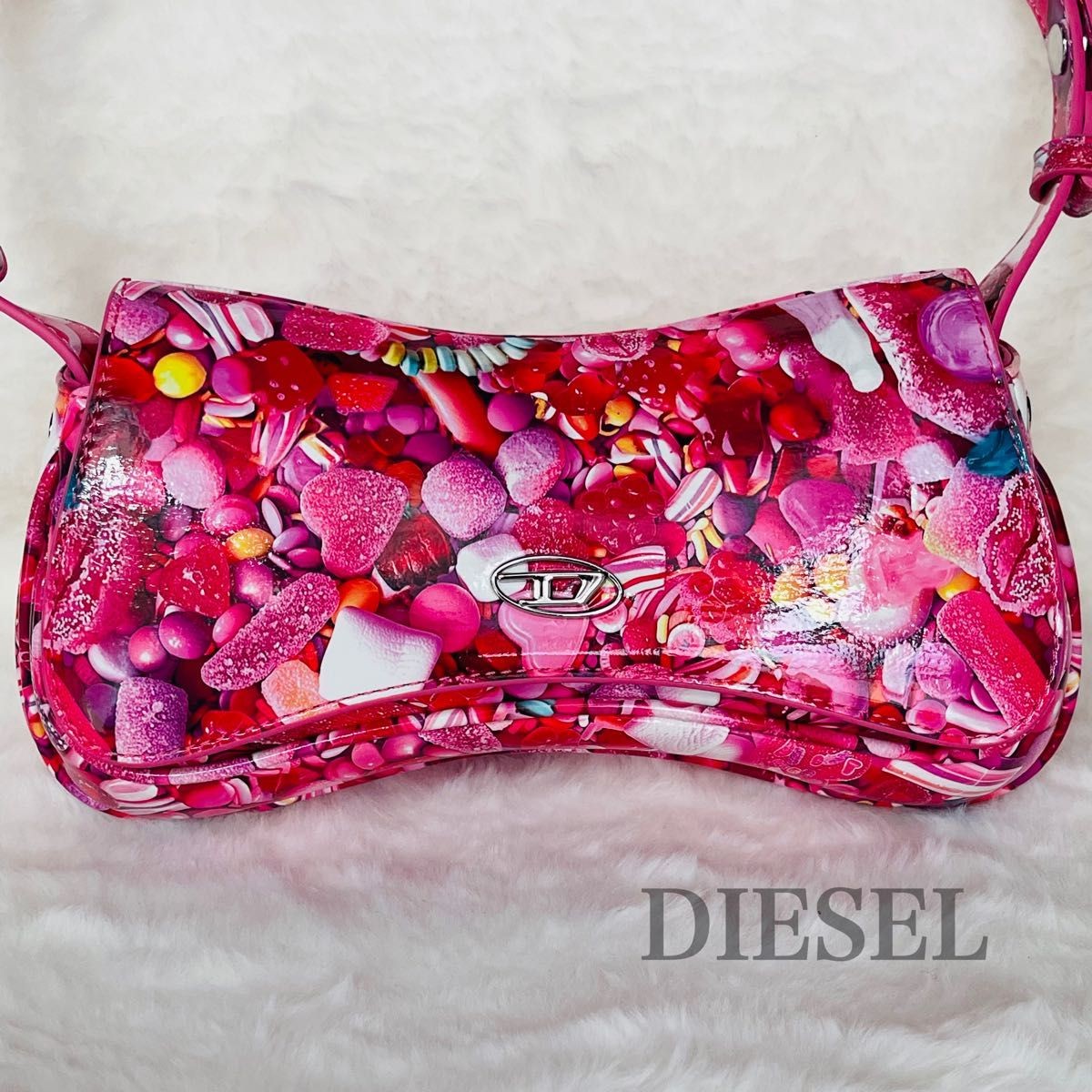 DIESEL Shoulder bag Candy print Authentic From Japan