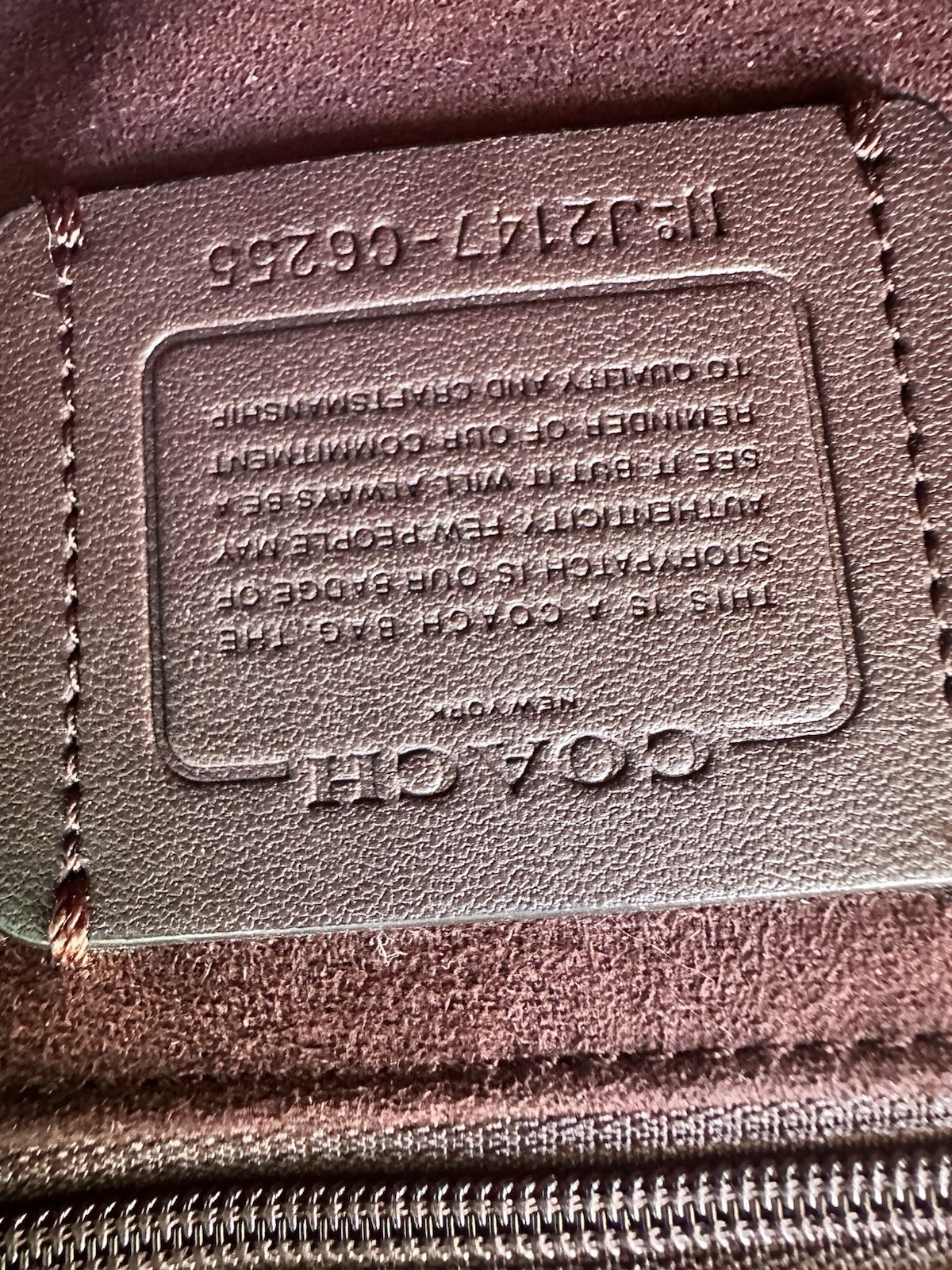 Coach J2147-C6255 Hunter Green Horse & Carriage Embossed Leather Crossbody
