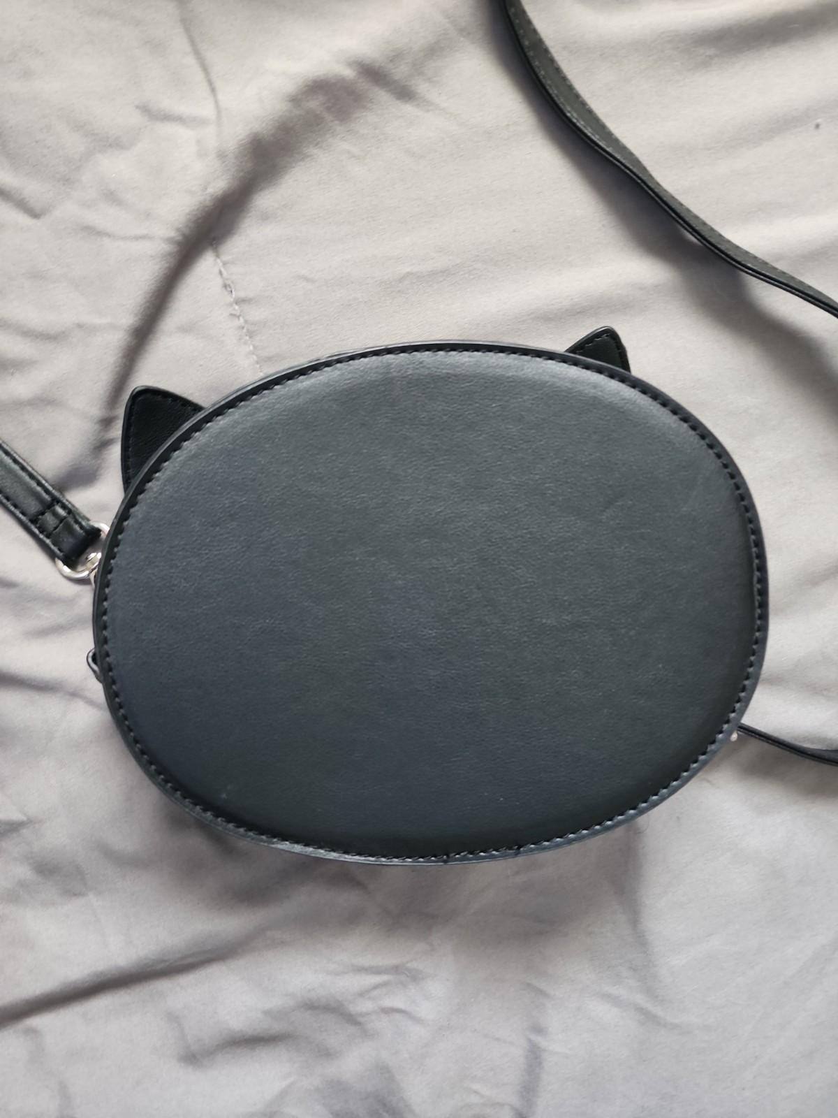 Mad Engine Black Cat Crossbody Bag – Glow in the Dark Eye. (Pre-owned)