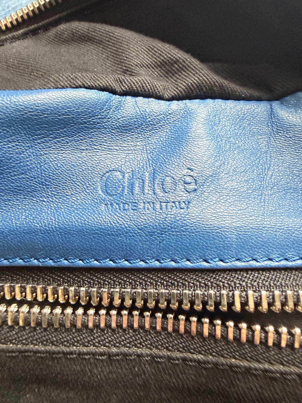 RARE Auth Chloe Betty Leather Italy Y2K Multi Pocket Handbag Bag Boston G2U