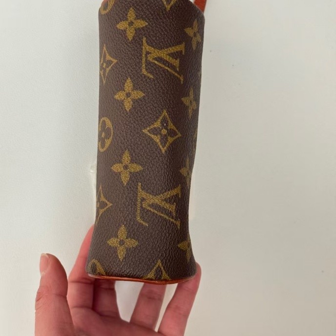 Louis Vuitton Mini Papillon Monogram Canvas Mini Cylinder Pochette Bag
