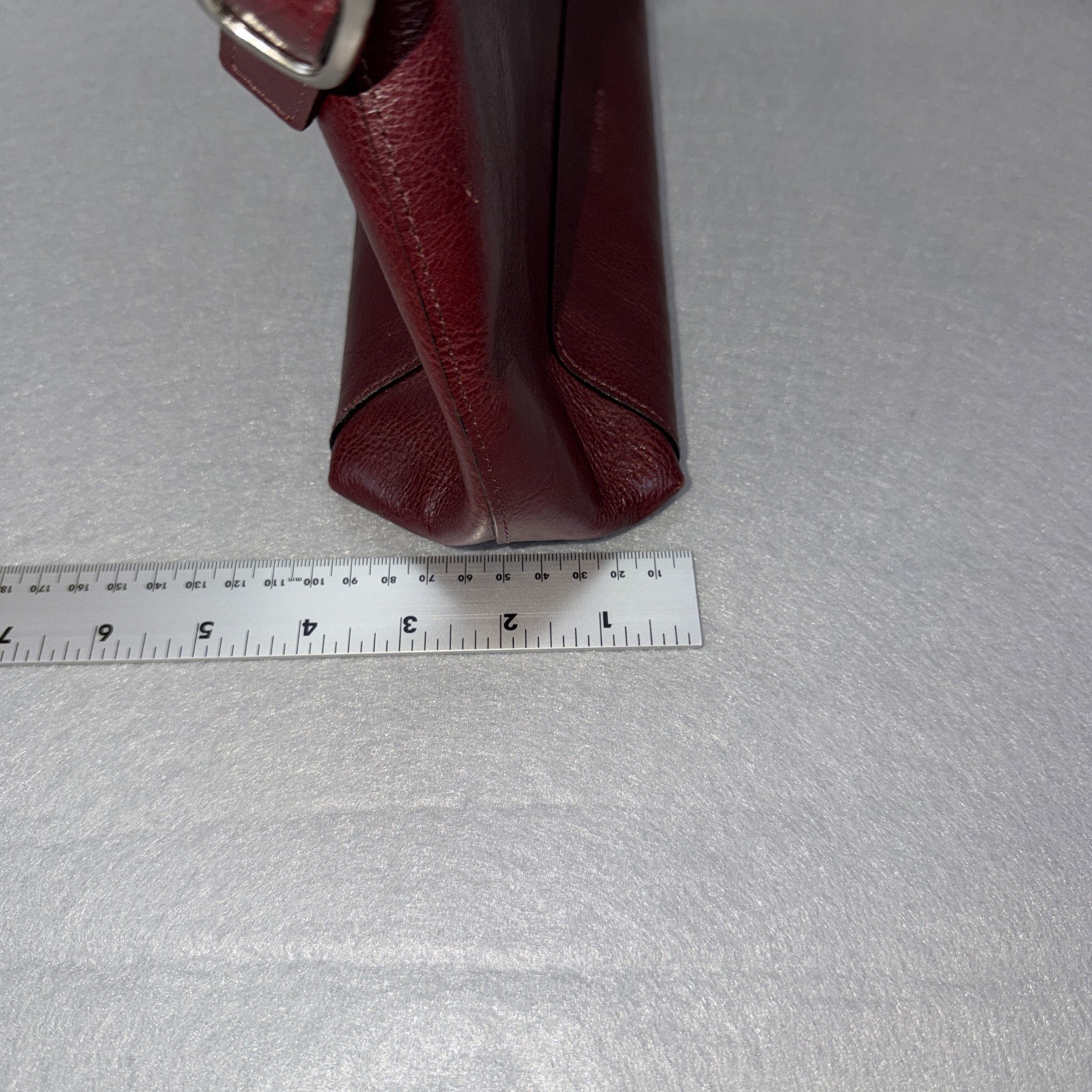 VTG Wilson Leather Pelle Studio Red Hobo Handbag Purse Italian Leather