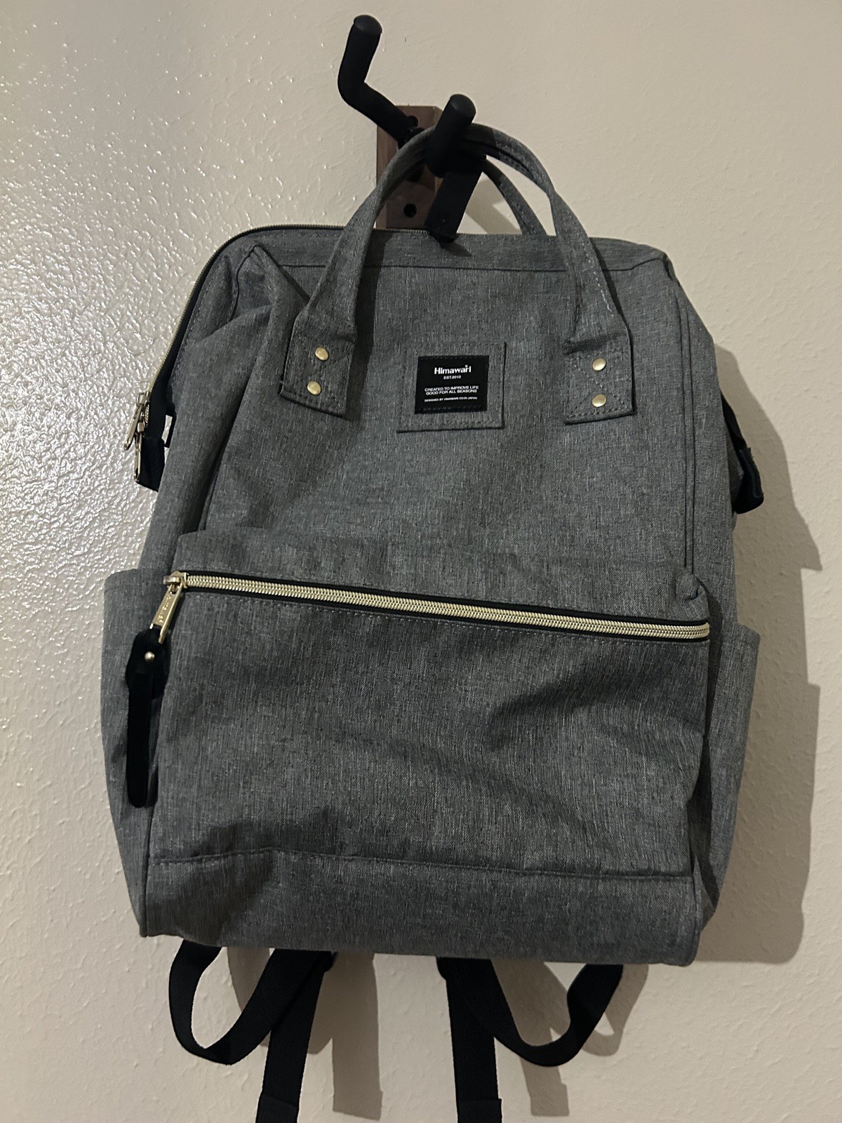 Himawari Travel School Backpack With USB Charging Port 15.6 Inch Bag