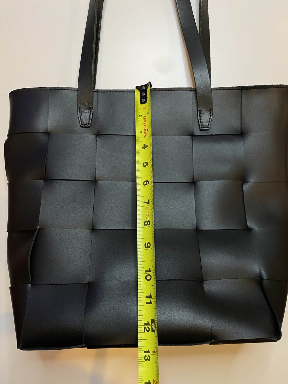 NWT – WP Standard Woven Leather Tote Bag Black