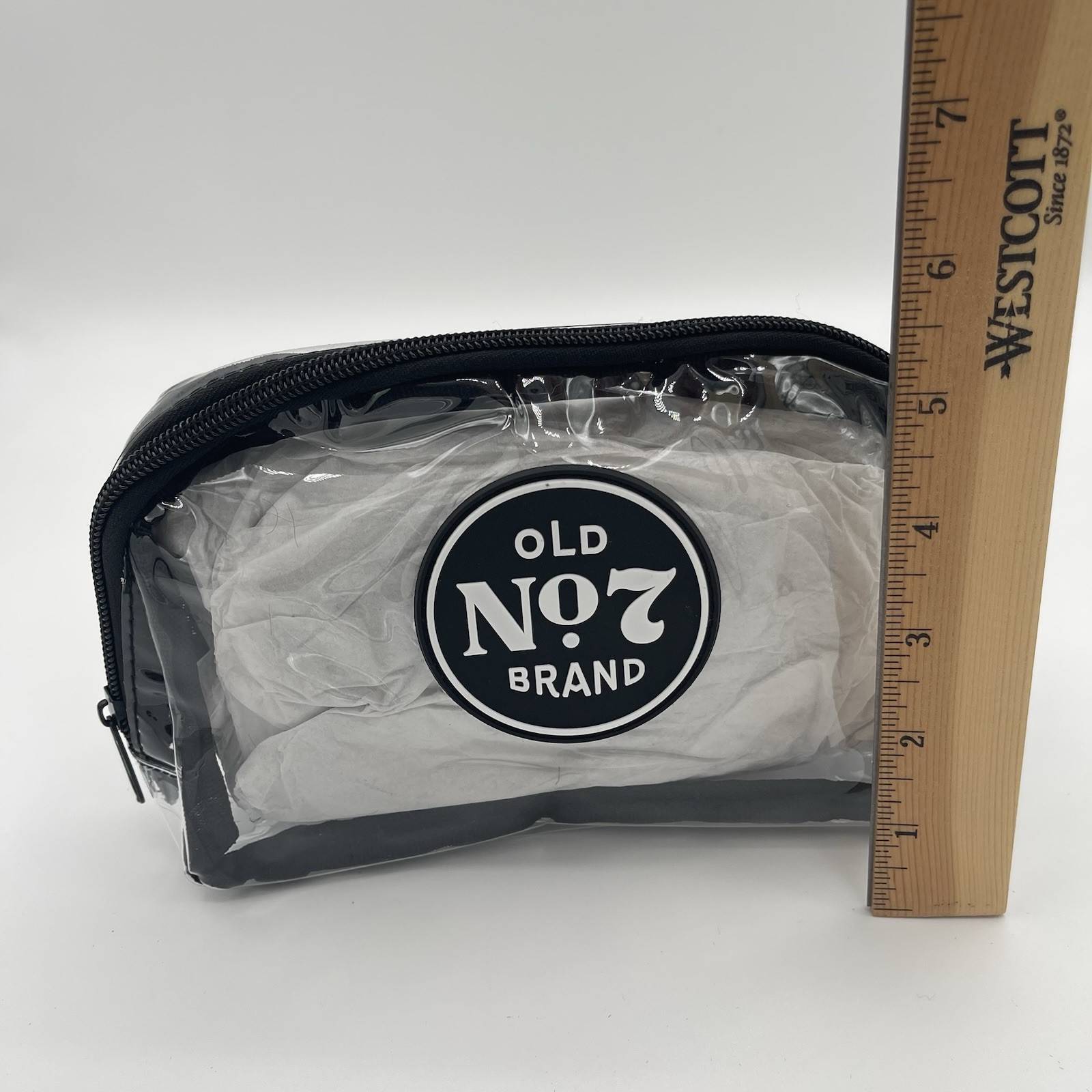 Jack Daniel’s Old No. 7 Clear Bag Fanny Pack Zipper Stadium Festival Liquor