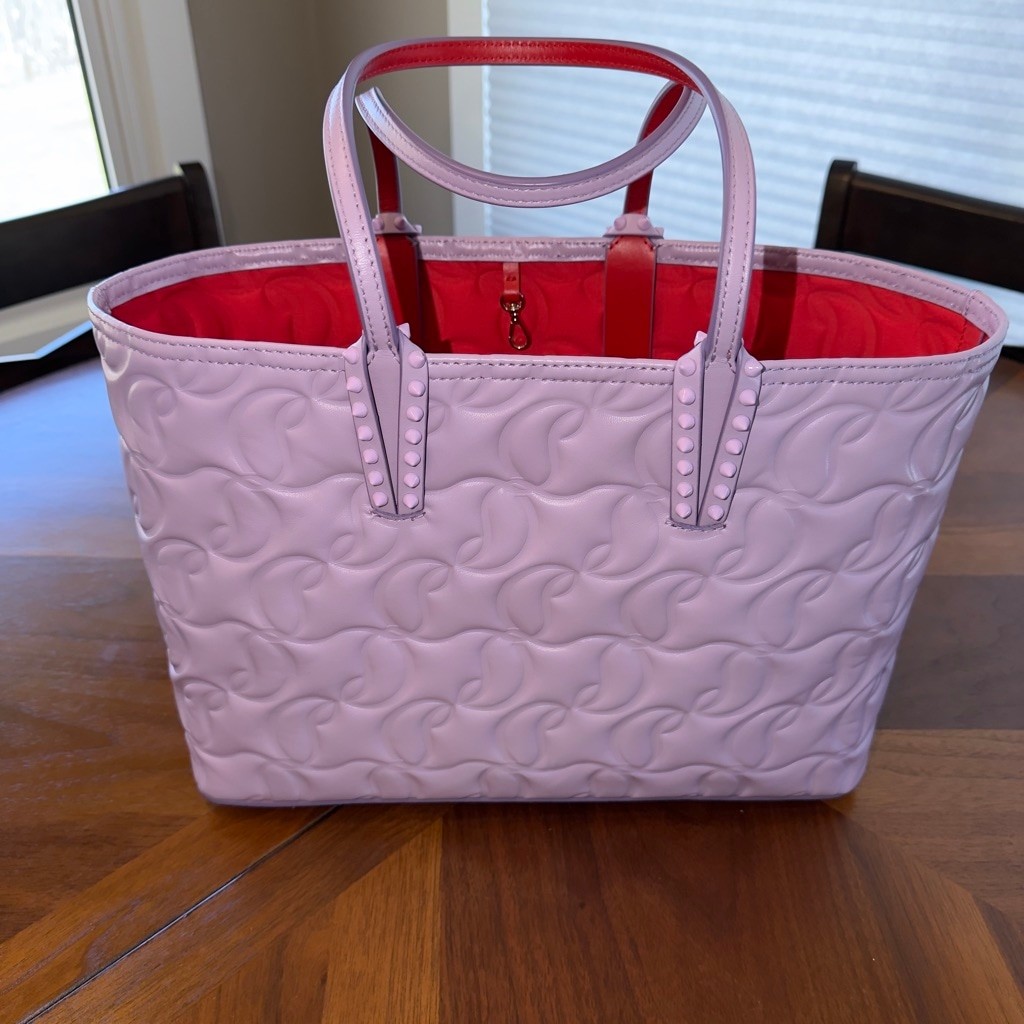 Christian Louboutin Lavender Cabata Tote Bag SKU776