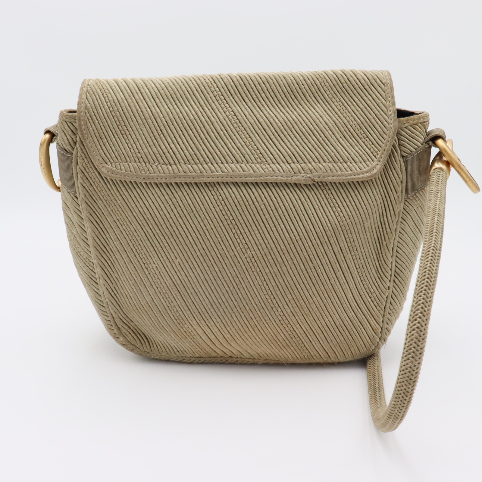 De Vecchi Hamilton Hodge Purse Bunjee Cord Made in Italy