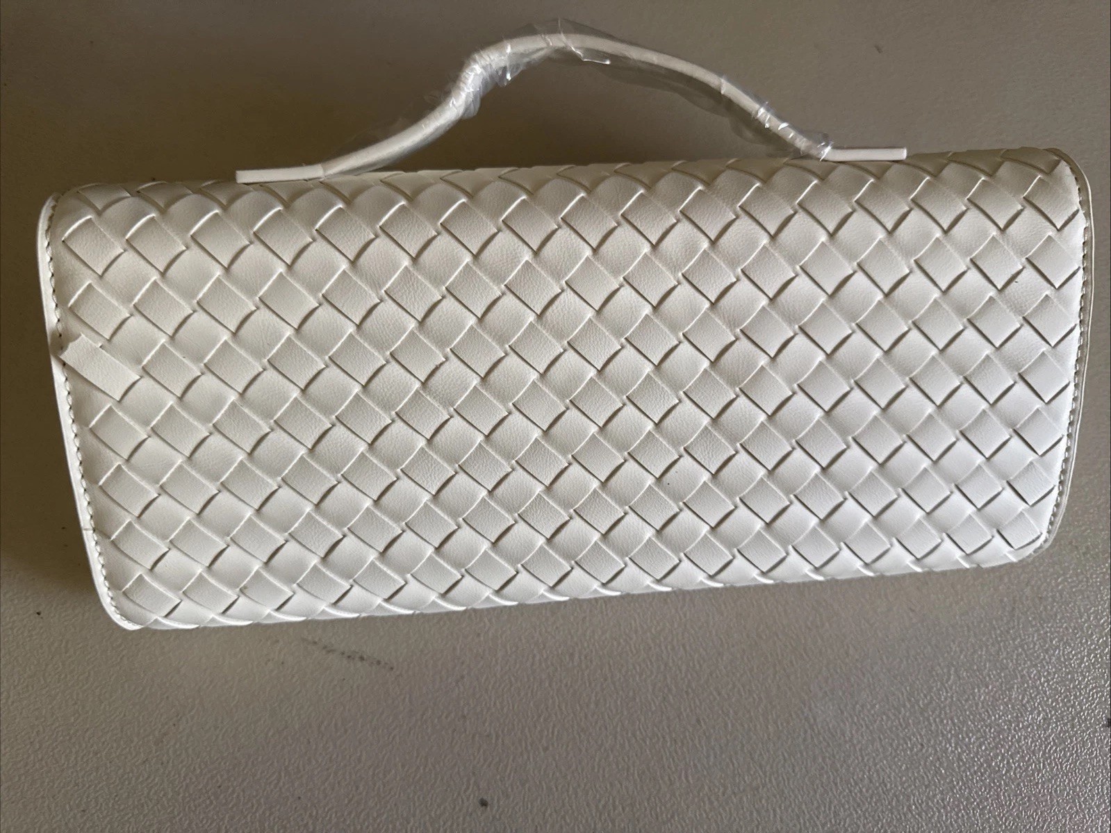 Few Moda East West Clutch with Crossbody Strap in Cream