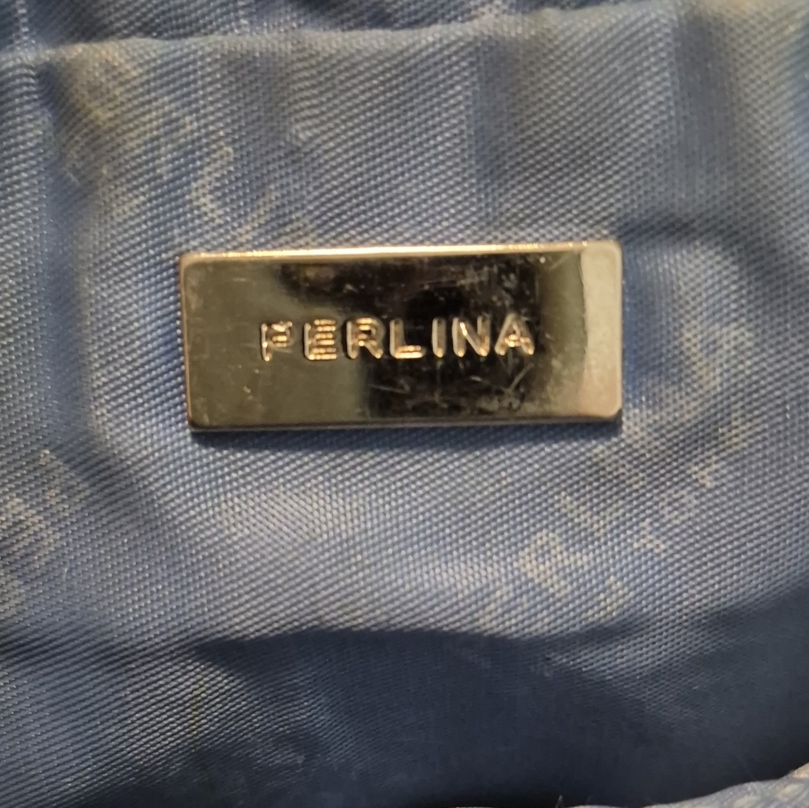 VINTAGE Perlina Black Leather All In One Wallet Organizer Crossbody Purse!