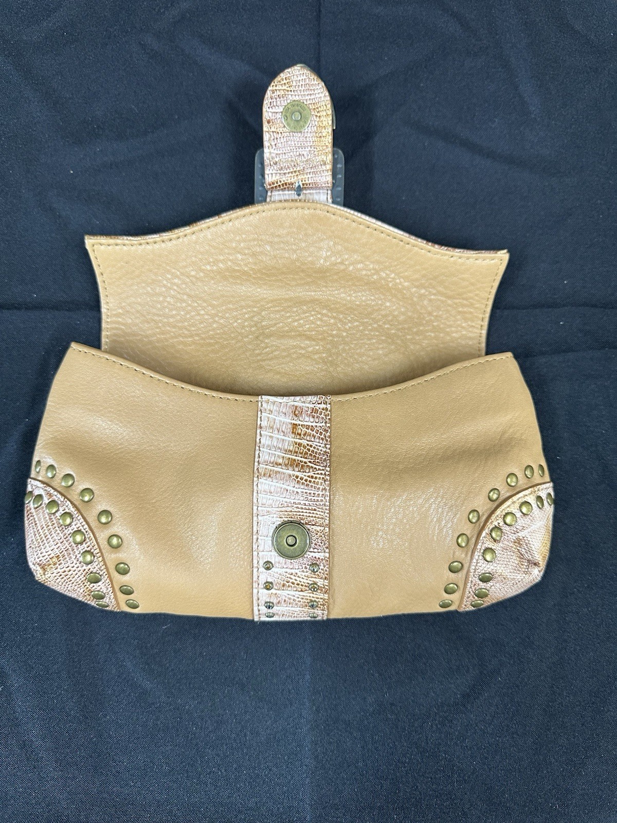 BabeeD Y2K Studded Buckle Clutch