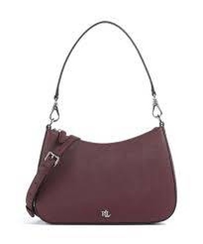 Lauren Ralph Lauren Danni Small Crosshatch Leather Slim Shoulder Bag OS Fall