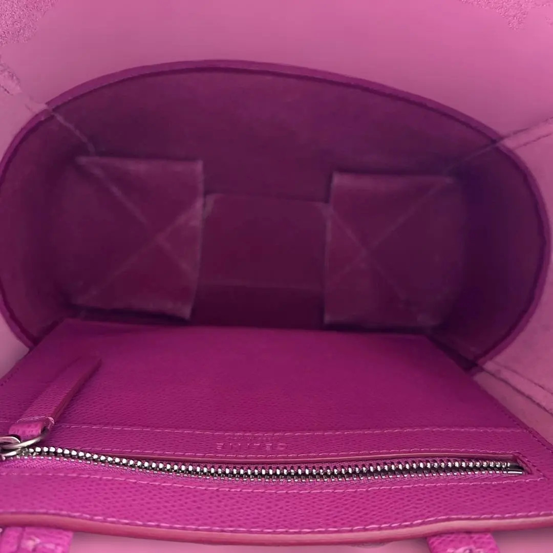 CELINE Small Vertical Cabas 2Way Tote Bag Bi Color Leather Phoebe Philo