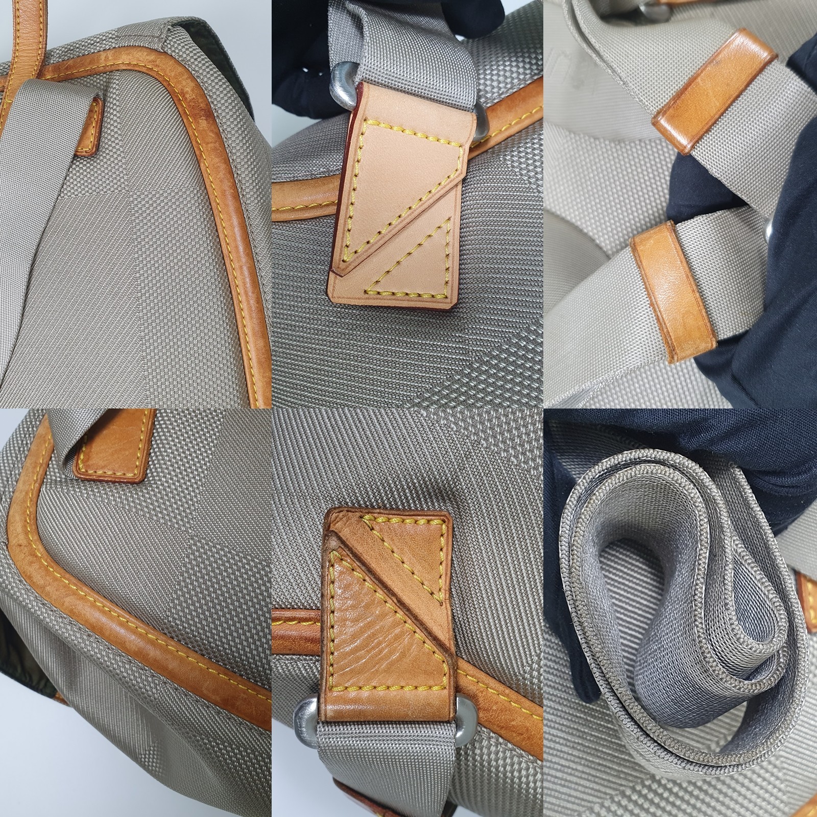 Authentic Louis Vuitton Pionie Damier Geant Backpack M93056 Guaranteed Bag LF231