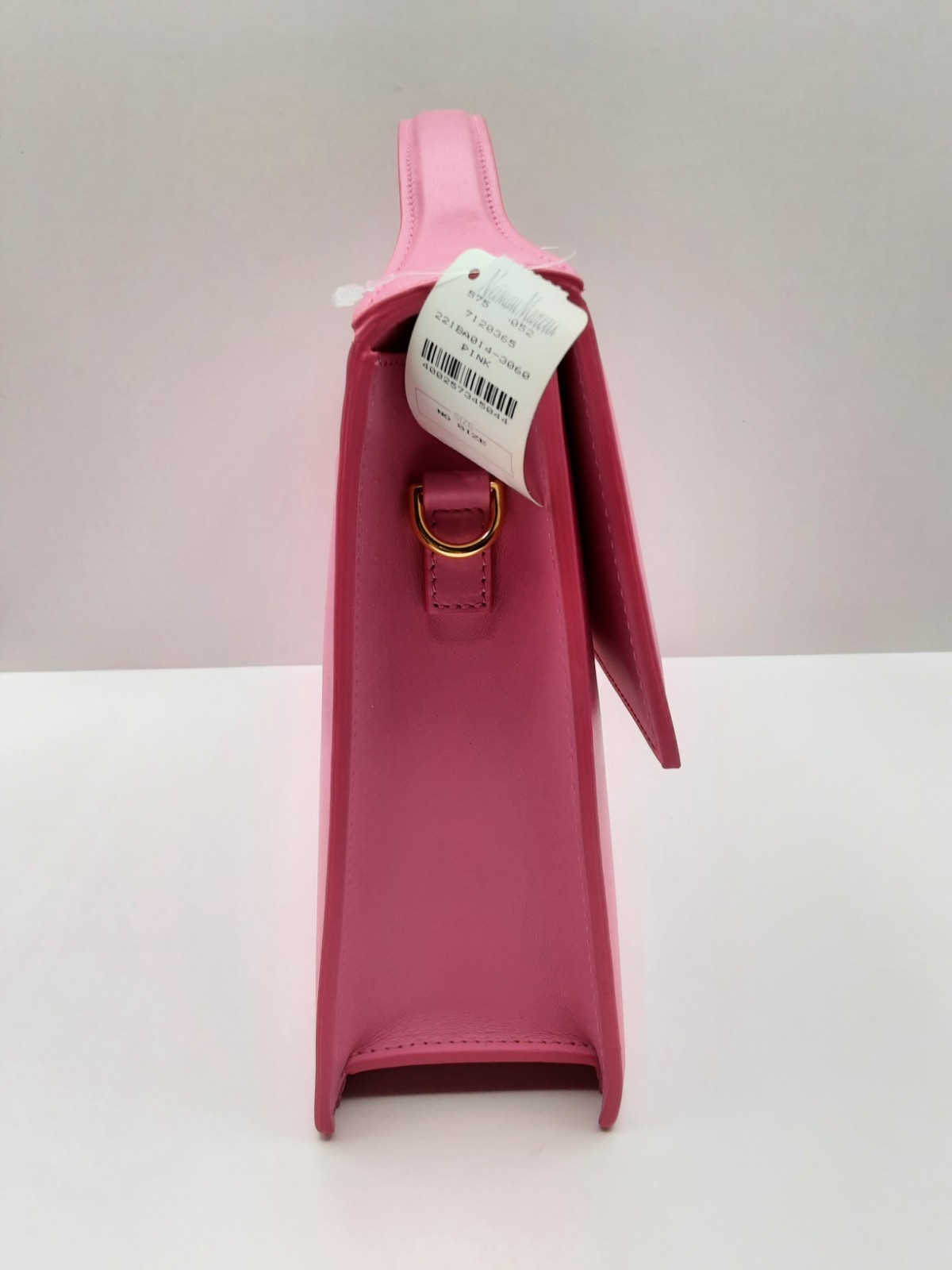 Jacquemus Le Bambinou Large Envelope top handle bag Pink leather