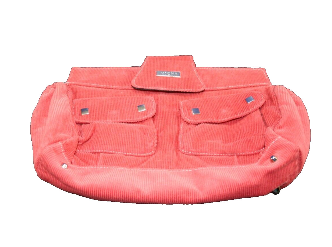 NWOT LYDIA Miche Classic Shell Corduroy With Silver Accents Burnt Sienna Coral
